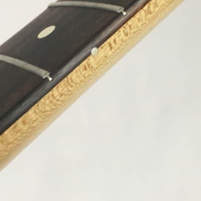 Vintage Fender Lefty Standard Stratocaster Neck 2001 Relic Strat Rosewood + Upgraded American Vintage Bone Nut image 6