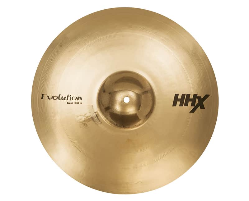 Sabian 18" HHX Evolution Crash Cymbal Brilliant Finish image 1