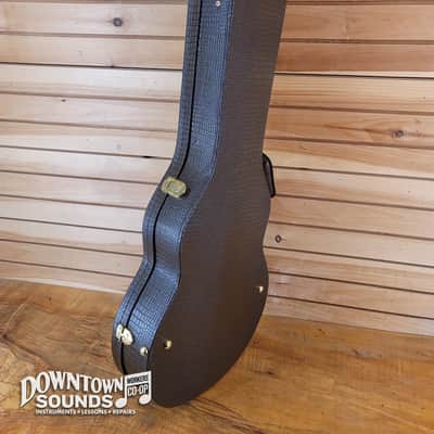 Gibson Charlie Starr Les Paul Junior with Historic LPJ "Gator Skin" Hard Case - Dark Walnut image 10