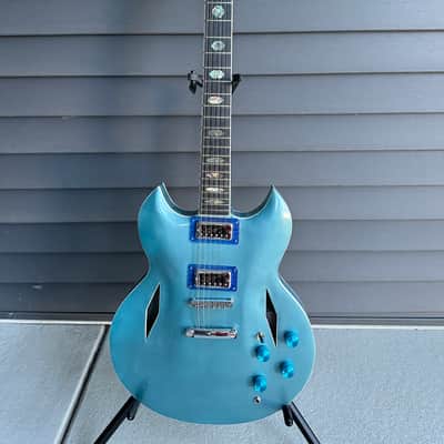 Eman Guitars DG Lopez R Style 12 String 2023 - Pelham Blue TV Jones HT Pickups image 2