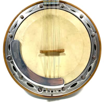 Mandolin-Banjo (Banjolin) Jacobacci's Workshop Decorated from 1947 image 2