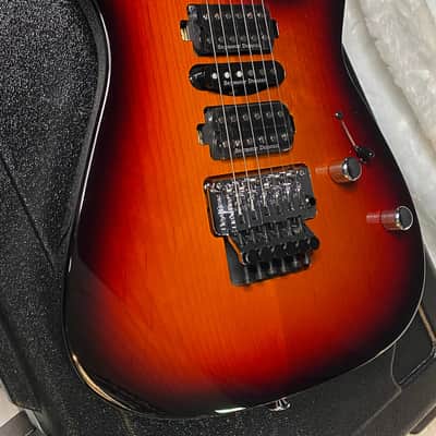 NEW ! Jackson Custom Shop Dinky HSH - Roasted Maple Neck & Ebony Fretboard - DK - Sunburst - Authorized Dealer - 8.1 lbs - G06693 image 9