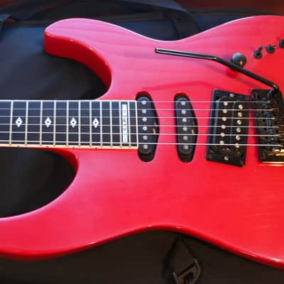 Kramer Stagemaster Custom HSS Flip Flop Red/Pink image 3
