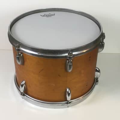 Vintage Gretsch Round Badge 13” Tom Restoration Project Natural Finish Die Cast Hoops image 1