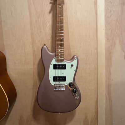 2020 Fender Player 90 Mustang Electric Guitar, Burgundy Mist Metallic, Pau Ferro Fingerboard MIM image 1