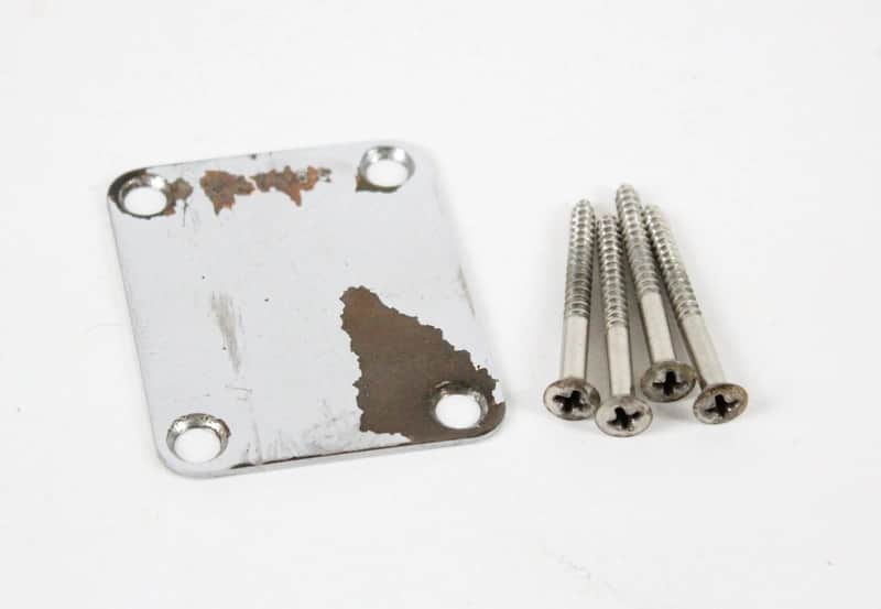 1954 Vintage Fender Telecaster 4-Bolt NECKPLATE USA Tele 1950s image 1