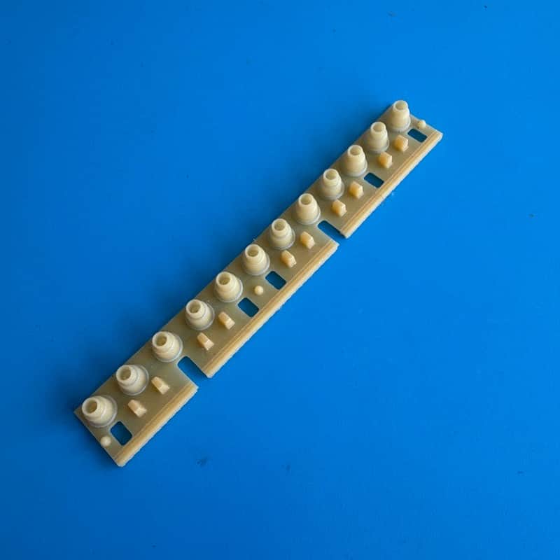 YAMAHA PSR-240 PSR-260 Keyboard Part: 12-Key Conductive Contact Rubber Pad Strip image 1