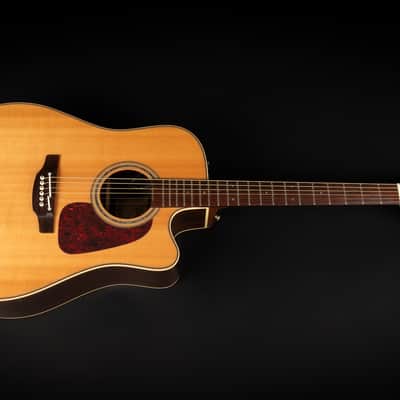 2018 Takamine P5DC - Natural Gloss | Japan Dreadnought Cutaway Acoustic Guitar CTP-3 Cool Tube Pickup | OHSC image 3