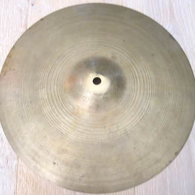 14" Zildjian A Paper-Thin Hihat Cymbal - Vintage 1950s image 2