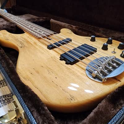 Lakland 55-02 Deluxe 5 String Late 2010s - Natural Spalted Maple image 2