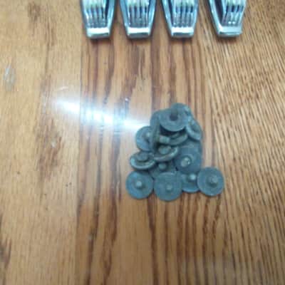 Ludwig (8) vintage super classic bass drum lugs 1960s keystone era all excellent! Bild 3