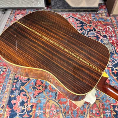 1979 Morris D28 Style X-Braced Dreadnought Model WE-40 Shadow Pickup image 7