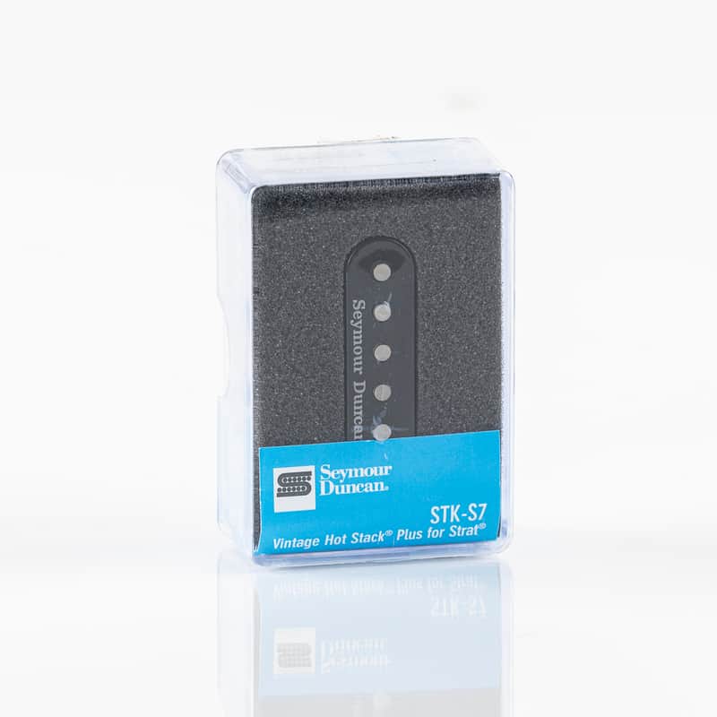 USED Seymour Duncan STK-S7 Vintage Hot Stack Plus Strat Pickup - Black image 1