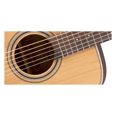 Takamine G Series GD20 Dreadnought Solid Top 6-String Right-Handed Acoustic Guitar with Ovangkol Fingerboard (Natural) image 4