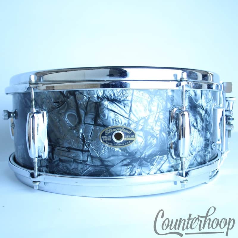 *Slingerland Deluxe 14x5.5"Snare Drum BDP Vintage 60s Chrome Brass Rims COB 3ply image 1
