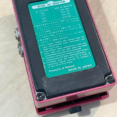 Boss DM-3 Delay Green Label 1984 - 1986 - Red image 2