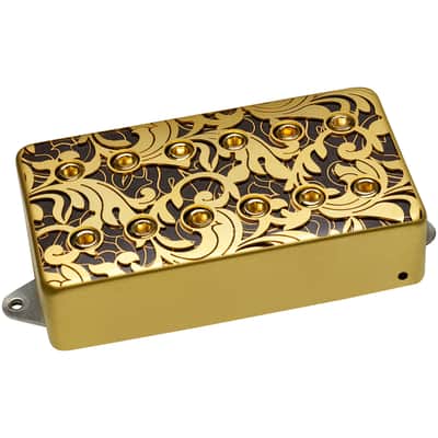 DiMarzio DP287FSGBK Steve Vai Signature UtoPIA Neck Pickup F-Spaced Gold/Black