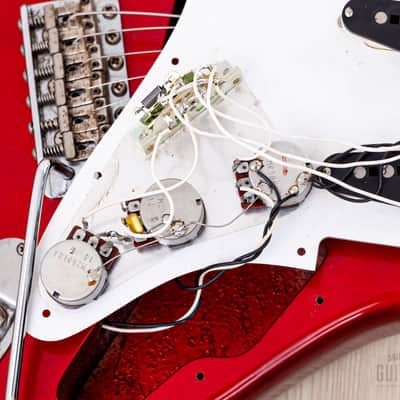 1991 Fender Order Made Stratocaster '62 Vintage Reissue Candy Apple Red + Headstock, Japan MIJ Fujigen image 20