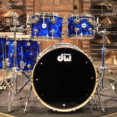 DW Collectors SCC Maple 5pcs (22-10-12-14-16) Blue Moonstone Drum Set - New! image 2