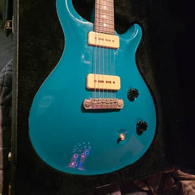 PRS McCarty Soapbar 1990 Turquoise OWNED BY MIKE WANCHIC, JOHN COUGER MELLENCAMP'S GUITARIST image 11