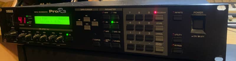 Yamaha Pro R3 Digital Reverberator 1990s - Black image 1
