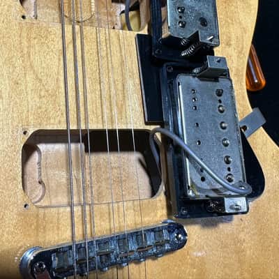 Gibson ES-335 Moog Prototype 1981 - 1-off Blonde Dot Neck w/a Moog Synth built on board made for Roy Clark. image 12