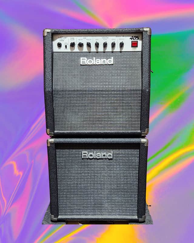Roland 405 Guitar Amp w/ Extension Cabinet image 1