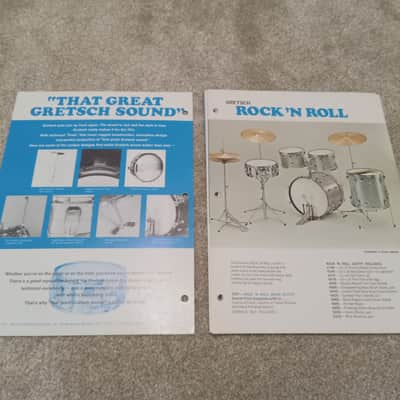 Vintage 1971 Gretsch Full-Line Drum Catalog! Rare, Original Case Candy, Paperwork! image 2