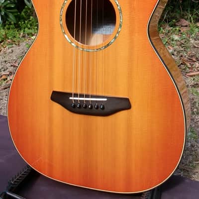 2010 Hand Made K Yairi 75th Anniv. II KAGERO Limited Edition Electric Acoustic Guitar + Hard Case image 2