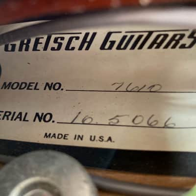 Gretsch Roc Jet 1975 - Black - Made in USA image 22