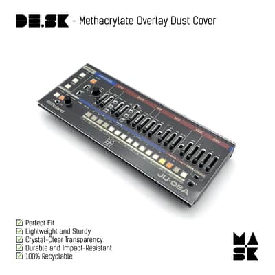 Protective Methacrylate Overlay Dust Cover for Roland JU-06A Boutique Series