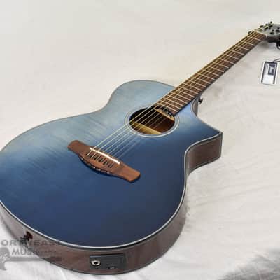 Ibanez AEWC32FM Acoustic/Electric Guitar - Indigo Sunset Fade image 7