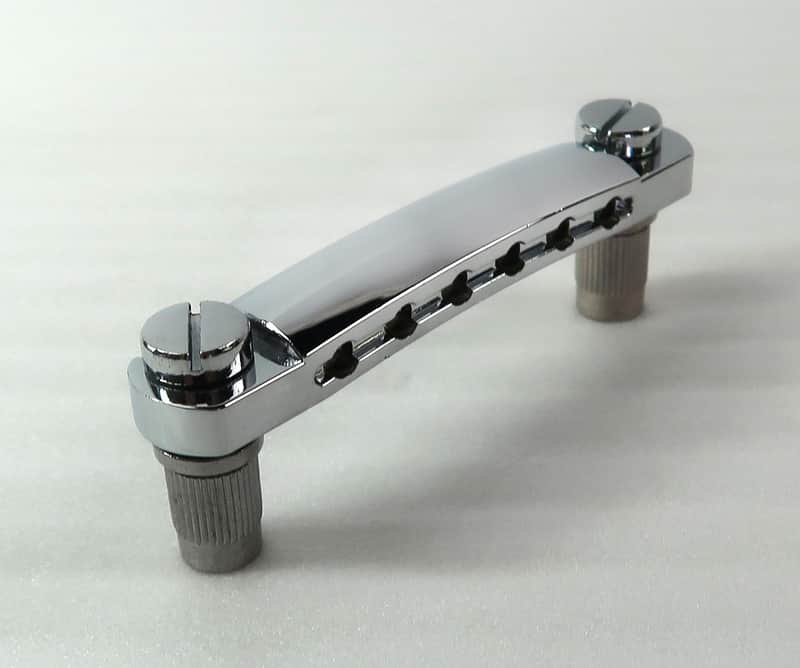 LP or SG Type Tailpiece NEW Chrome Blemished Blowout Posts & Bushings Included image 1