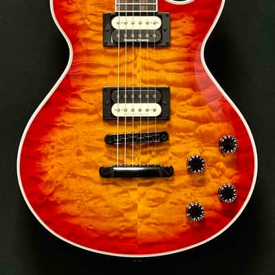 Dean Dean Thoroughbred Select Floyd Quilted Maple 2021 - Natural Black Burst image 1