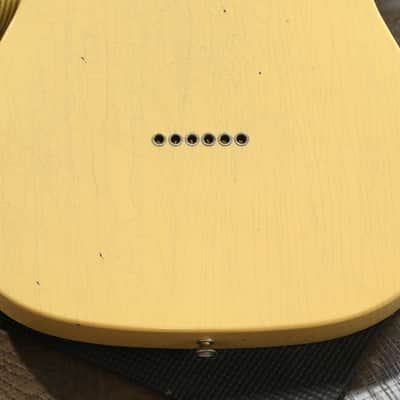 2025 Fender Custom Shop '50 Double Esquire Telecaster Electric Guitar Blonde Relic + COA OHSC image 17