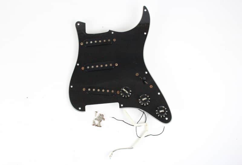 1979-1980 Vintage Fender Stratocaster Loaded PICKGUARD All Original USA ~Aged Patina~ 1970s 1980s CBS Era Strat image 1