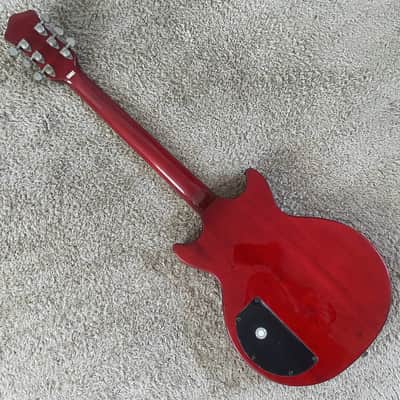 Hofner Electric Guitar, Burgundy, P90 Pickup, 22 Frets image 10