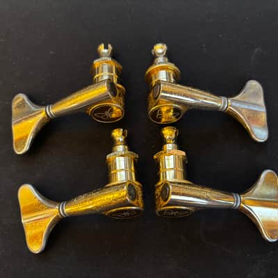 Fodera bass guitar tuners tuning machines gold 4 string 2:2 image 5