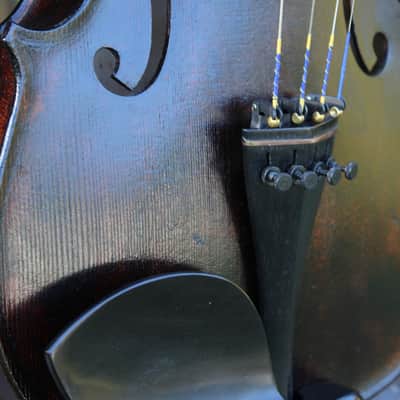Crow Creek Fiddles Hoedown Special 4/4 size Handmade Fiddle / Violin with Case 2025 - Dark Rustic Brown image 15