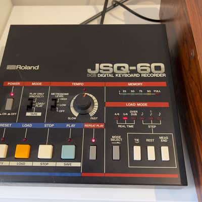 Roland Juno-60 61-Key Polyphonic Synthesizer 1983 - Black with JSQ-60 sequencer image 4
