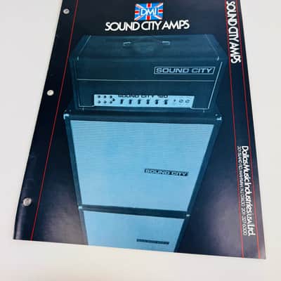 Sound City Amplifiers Catalog – Original U.S. Issue 1973 image 1