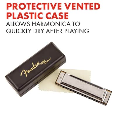 Fender Blues Deluxe Harmonica, Guitar Accessories, Key of C image 4