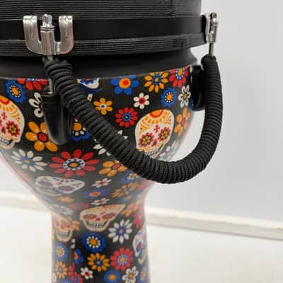 Meinl Percussion 12" JUMBO DJEMBE-DAY OF THE DEAD W/MATCHING HEAD image 3
