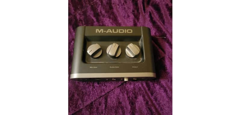 M-Audio Fast Track USB Audio Interface 2000s - Gray image 1