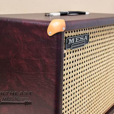 Mesa Boogie 1X12 Widebody Guitar Cab - Wine Taurus w/ Wicker Grille image 1