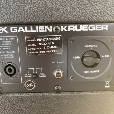 Gallien-Krueger 1001RBmk2 + 2 Neo410 cabs 2014 - silver/grey and black image 17