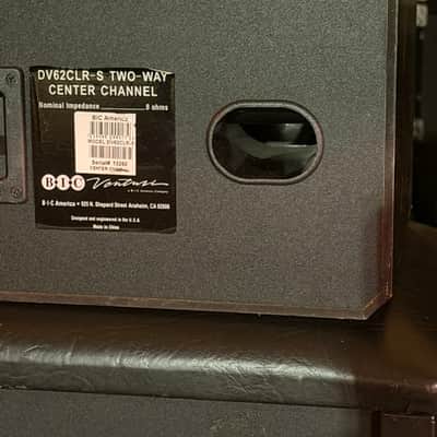 BIC  Venturi DV62CLR-S Center Channel Speaker - Black image 11