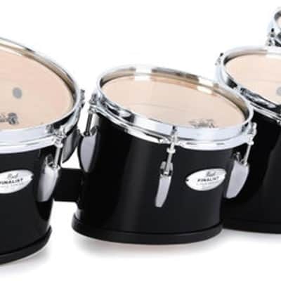 Pearl Finalist Marching Tenor Drums - 8/10/12/13 inch  Midnight Black image 2