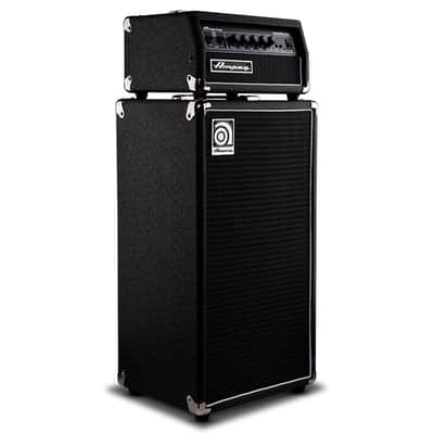 Ampeg Micro CL 100-Watt 2x10" Compact Solid State Bass Amp Stack - Black imagen 2