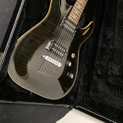 2013 Schecter USA Custom Shop Hollywood Classic Transparent Black HH TonePros #13-12030 image 1
